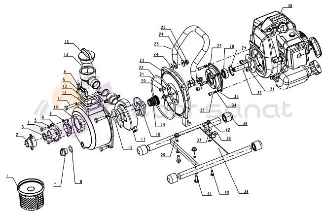 parts of motor pump